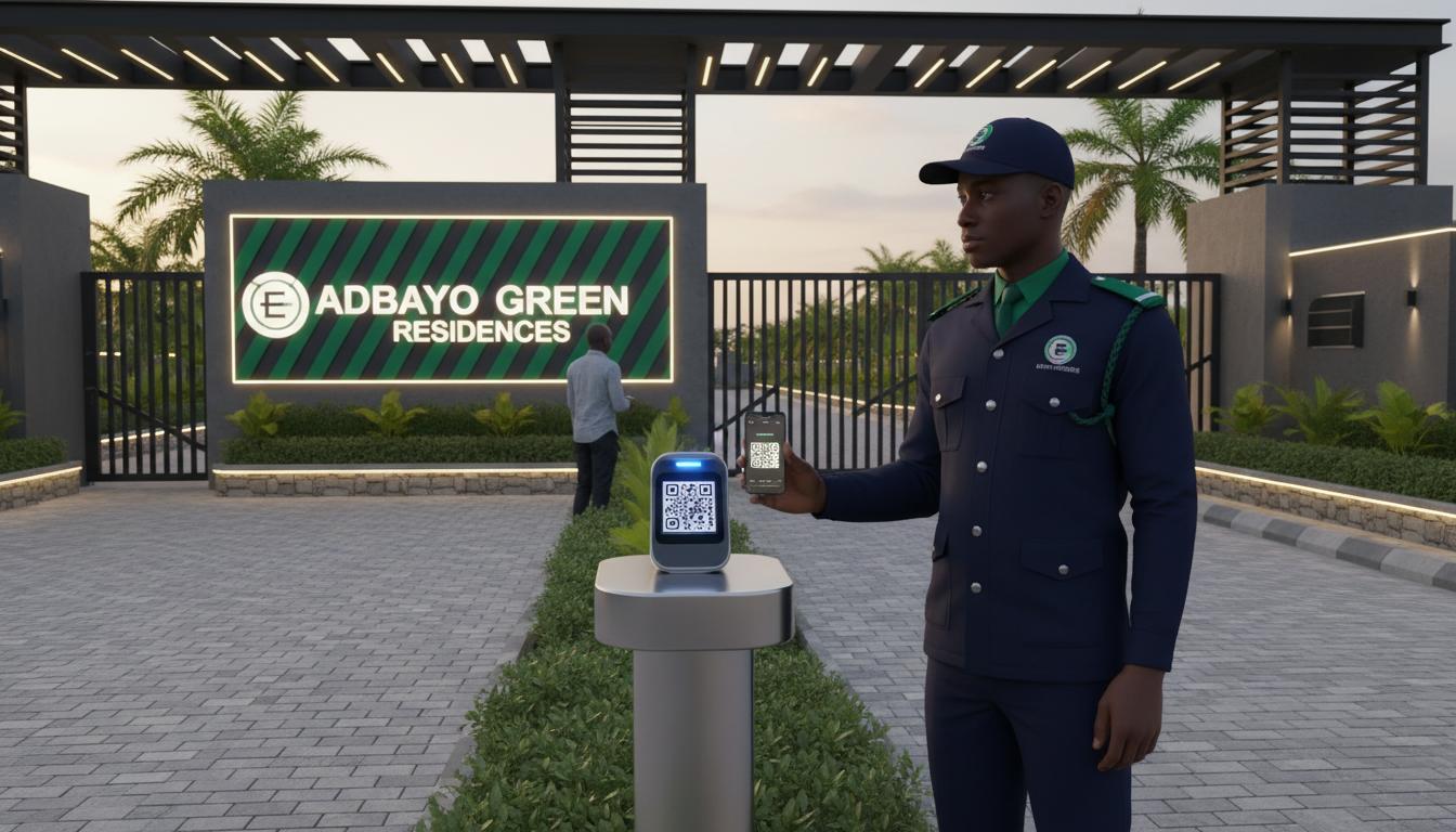 Security Gate with QR Code